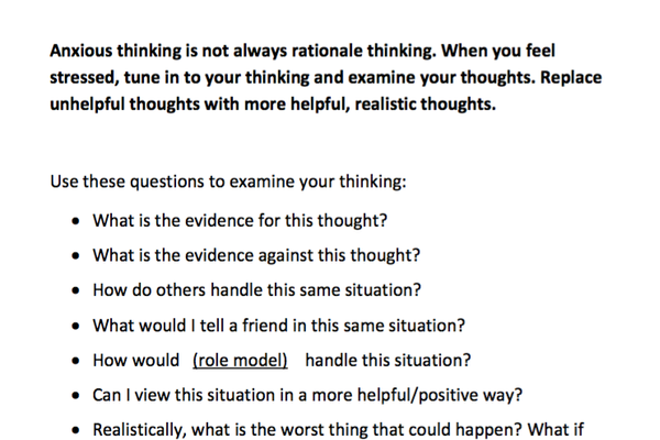 Cognitive Coping