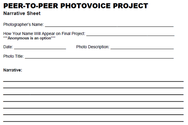 Narrative Sheet